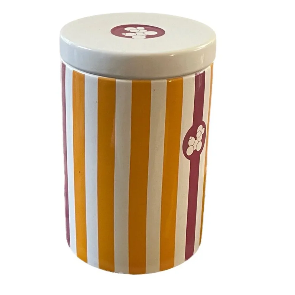 Jonathan Adler Happy Chic “Pat” Treat Canister Jar — Poodle Motif, Lidded, Like